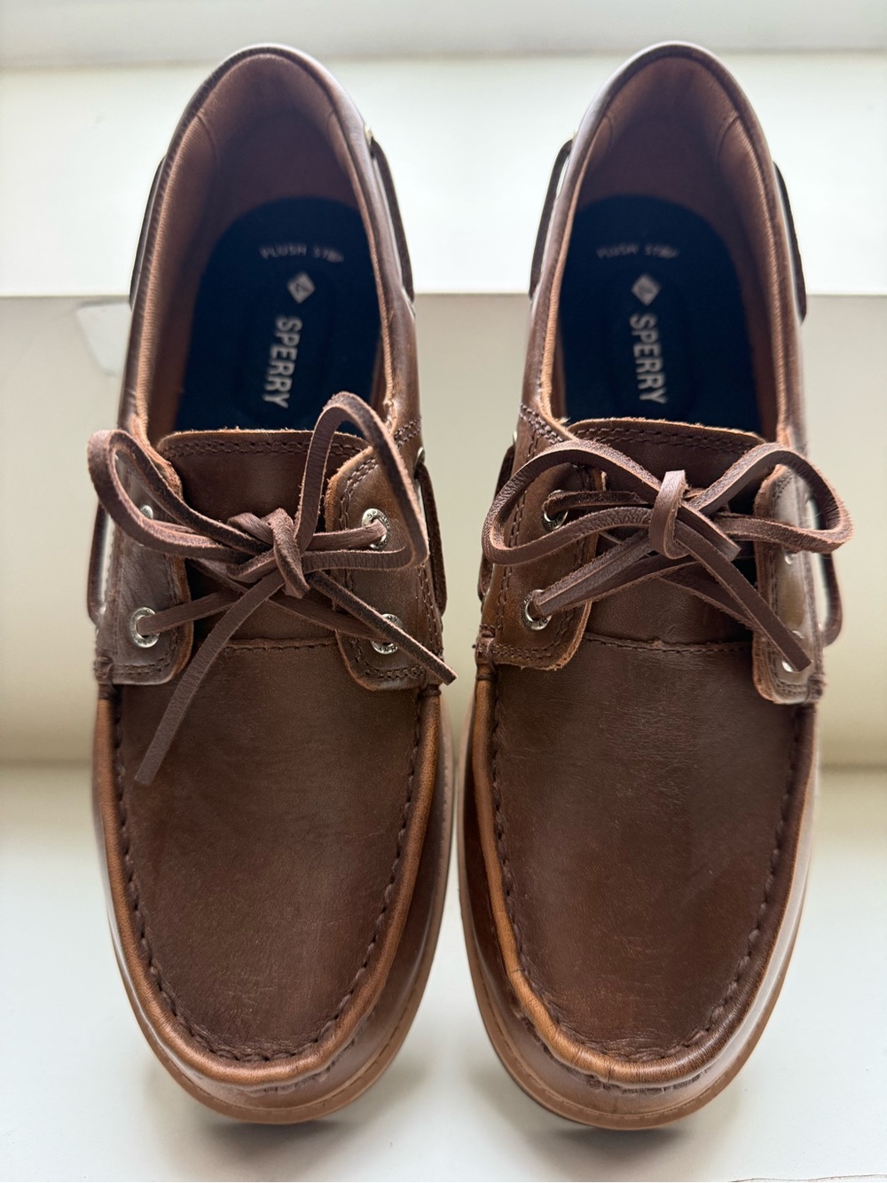 Sperry Brown Leather Men’s Boat Shoes